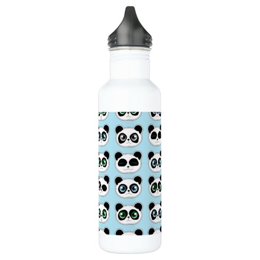 Cute Panda Expression Blue Waterfles (Links)