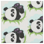 Cute Panda fabric 2/4 Stof (Close Up)