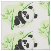 Cute Panda fabric 3/4 Stof (Close Up)