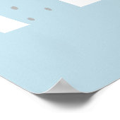 Cute Panda Face Colorblock Poster (Hoek)