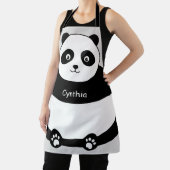Cute Panda Face Funny All-Over Print Schort (Insitu)