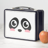 Cute Panda Face met Big Eyes Lunch Box (In situ)