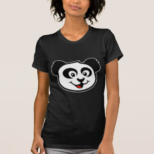 Cute Panda Face T-shirt
