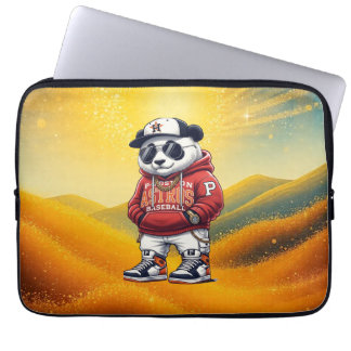 Cute Panda Fashion Style – Adorable Panda Outfit Laptop Sleeve