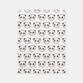 Cute panda fleece deken (Voorkant)
