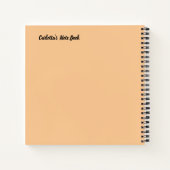 Cute Panda & Floral Lijst Notitieboek (Achterkant)