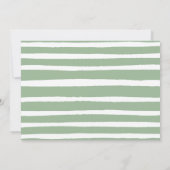 Cute Panda & Foliage Neutraal Baby shower Kaart (Achterkant)