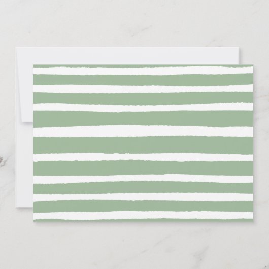 Cute Panda & Foliage Neutraal Baby shower Kaart (Achterkant)