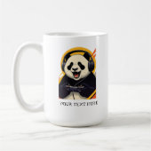 Cute Panda Gamer | Funny Gaming Animal Gift Koffiemok (Links)