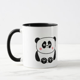 Cute panda gepersonaliseerd mug mok