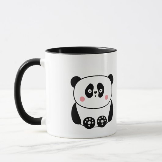 Cute panda gepersonaliseerd mug mok (Links)