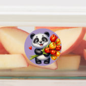 Cute Panda, Giraffe, and Rabbit Sticker Sheet with (Aangebracht)