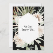 Cute Panda Greenery Baby shower Gender Neutral Kaart (Achterkant)