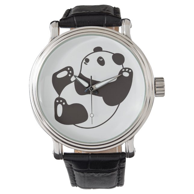Cute panda horloge (Voorkant)
