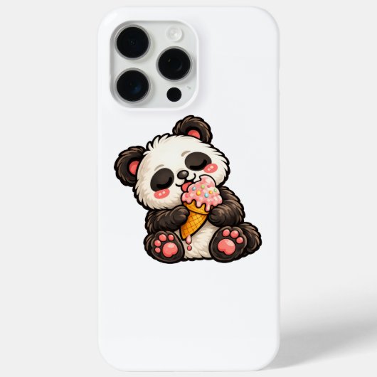 Cute Panda Ice Cream Case-Mate iPhone Case (Achterkant)