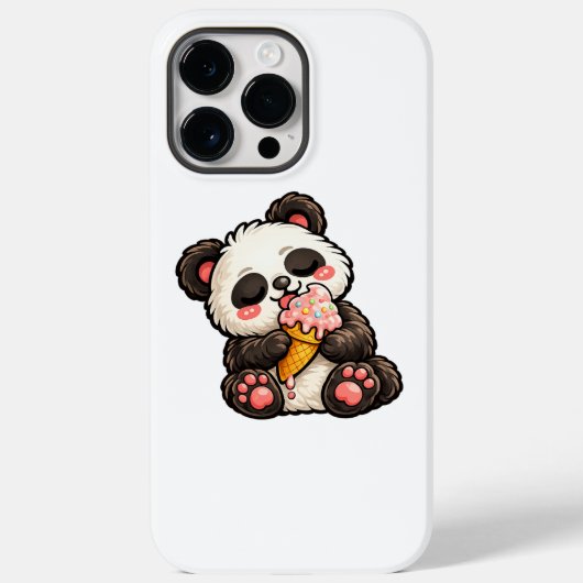 Cute Panda Ice Cream Case-Mate iPhone Case (Achterkant)