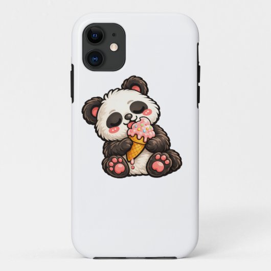 Cute Panda Ice Cream Case-Mate iPhone Case (Achterkant)
