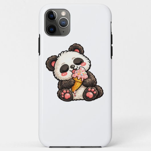 Cute Panda Ice Cream Case-Mate iPhone Case (Achterkant)