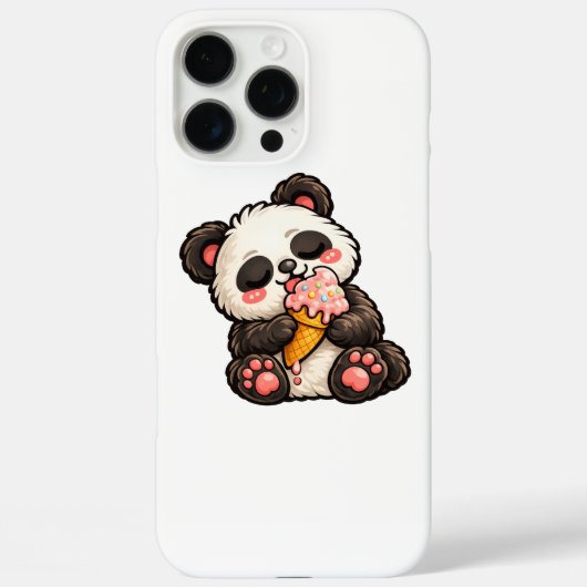 Cute Panda Ice Cream Case-Mate iPhone Case (Achterkant)