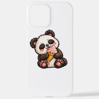 Cute Panda Ice Cream iPhone 12 Pro Max Hoesje