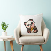 Cute Panda Ice Cream Kussen (Stoel)