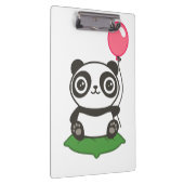 Cute Panda Illustration Klembord (Rechts)