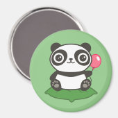 Cute Panda Illustration Magneet (Voorkant / Achterkant)