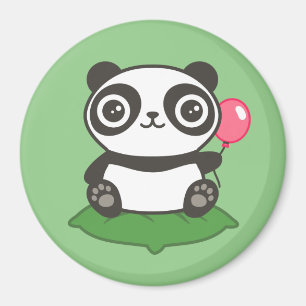 Cute Panda Illustration Magneet