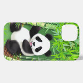 Cute Panda in Bamboe Forest iPhone 13 Hoesje iPhone Hoesje (Achterkant horizontaal)