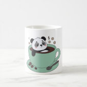 Cute Panda In Coffee Cup Coffee Lover Gift Koffiemok (Center)