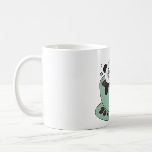Cute Panda In Coffee Cup Coffee Lover Gift Koffiemok (Links)
