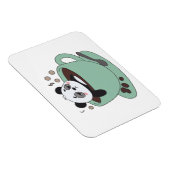 Cute Panda In Coffee Cup Coffee Lover Gift Magneet (Rechterzijde)