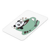 Cute Panda In Coffee Cup Coffee Lover Gift Magneet (Linkerzijde)