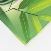 Cute Panda in een bos van Bamboe Fleece Deken (Hoek)