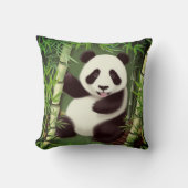 Cute Panda in een Sierkussen van het bos van Bambo (Voorkant)