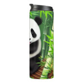 Cute Panda in het bos van Bamboe Thermosbeker (Geroteerd rechts)
