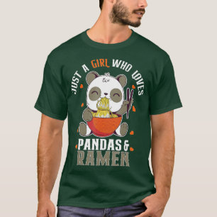 Cute Panda is gewoon een meisje dat van Pandas hou T-shirt