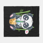Cute Panda Kawaii Anime Otaku Japanse belbokbobbel Fleece Deken (Voorkant (Horizontaal))