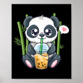 Cute Panda Kawaii Anime Otaku Japanse belbokbobbel Poster (Voorkant)