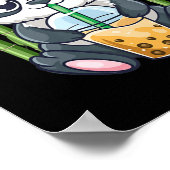 Cute Panda Kawaii Anime Otaku Japanse belbokbobbel Poster (Hoek)