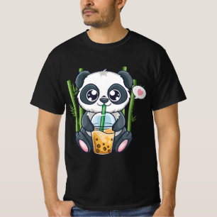 Cute Panda Kawaii Anime Otaku Japanse belbokbobbel T-shirt