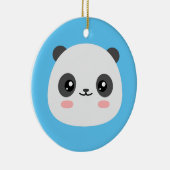 Cute Panda Keramisch Ornament (Rechts)