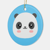 Cute Panda Keramisch Ornament (Links)
