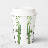 Cute Panda Kiddie Birthday Party Paper cup Papieren Bekers (Links)