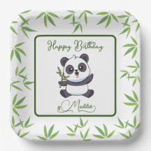 Cute Panda Kiddie Birthday Party Supplies