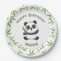 Cute Panda Kiddie Birthday Party Supplies