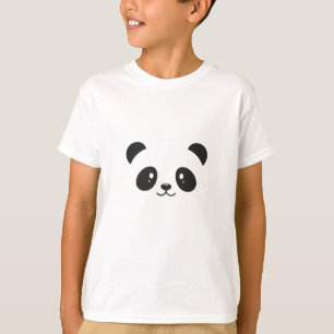 Cute Panda Kids T-Shirt – Schattige Cartoon Panda 