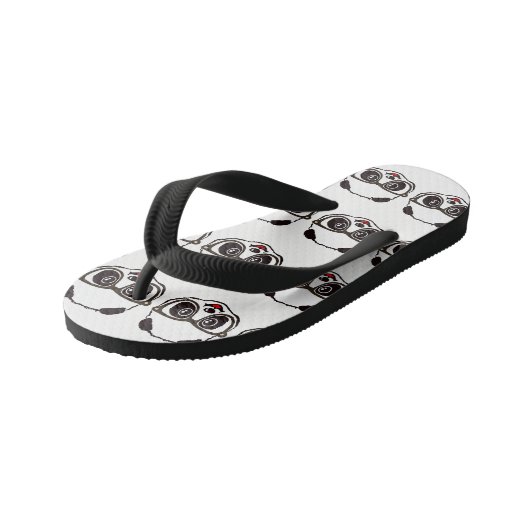 Cute Panda Kinder Teenslippers (Schuin)