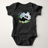 Cute Panda-kleding Romper (Voorkant)