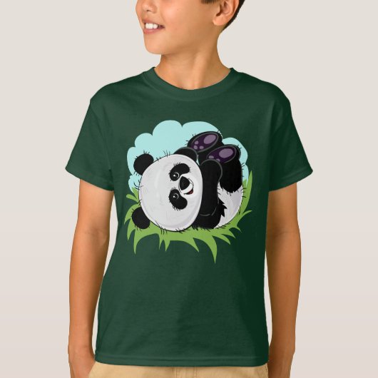 Cute Panda-kleding T-shirt (Voorkant)
